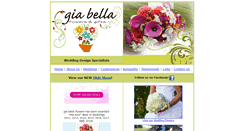 Desktop Screenshot of giabellaflowers.com