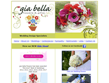 Tablet Screenshot of giabellaflowers.com